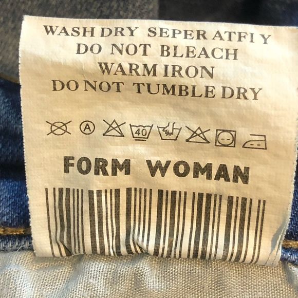 Legend Luxury Denim Design Size 27 Distressed “BAD GIRL” Medium Blue Was… - Picture 11 of 13